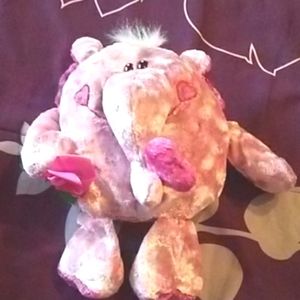 DAN DEE Vintage 11" Plush Elephant Collectable